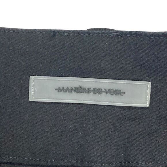 Maniere De Voir Black Straight Leg Pants - Picture 14 of 16